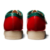 Low-top Patent Red | Supreme x Clarks Wallabee