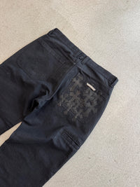 Jeans Double Knee Black Patch Black | Chrome Hearts, Hype clothes, view 3