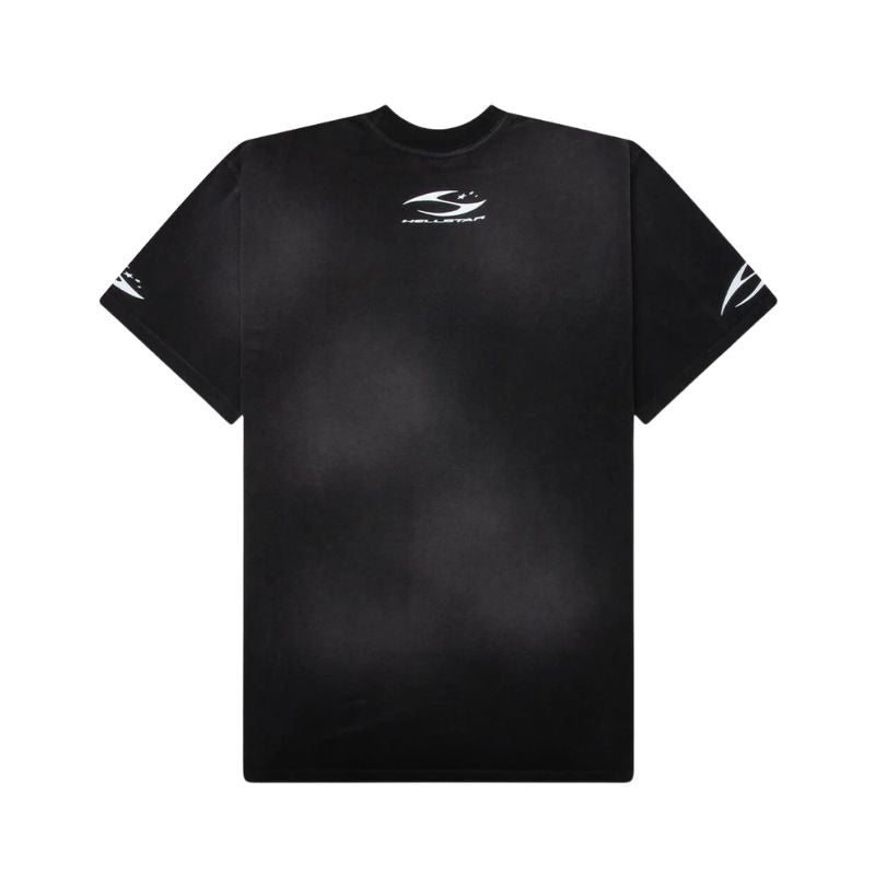 T-shirt H Cursive Logo Black | Hellstar