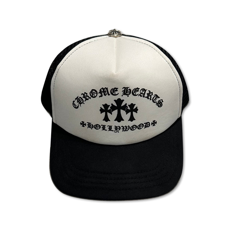 Cap Trucker King Taco Black/White  | Chrome Hearts