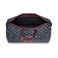 Duffle Bag Keepall 50 Bandouliere Monogram Upside Down Ink Navy | Louis Vuitton
