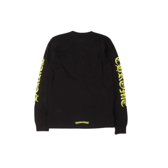 Longsleeve Neck Logo Yellow  | Chrome Hearts