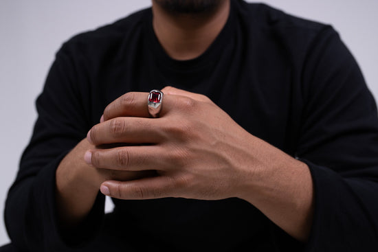Ring Pacret Studio "Bonne Soirée" Silver Ring | Pacret Studio
