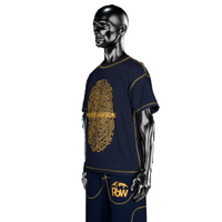 T-shirt UNI℗ Empreinte Digitale - Marine | Pierre Bassène