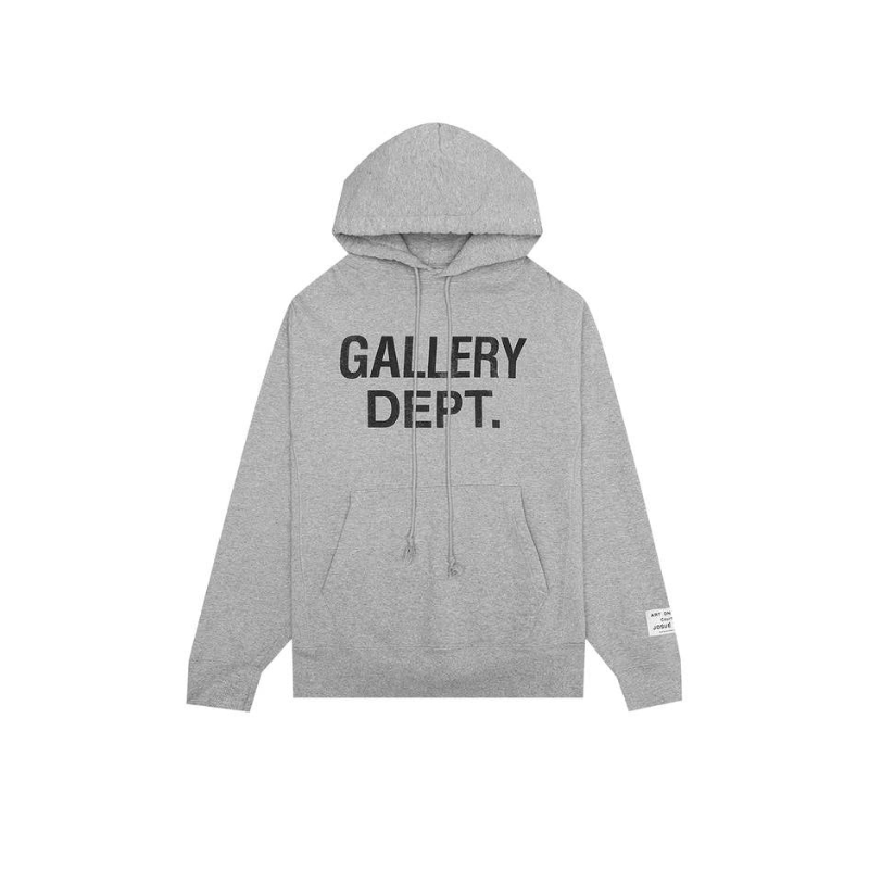 Hoodie Hoodie Center Logo 'Heather Grey' | Gallery dept.