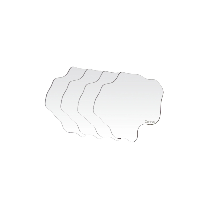 Spill Coaster CURVES (set of 4)