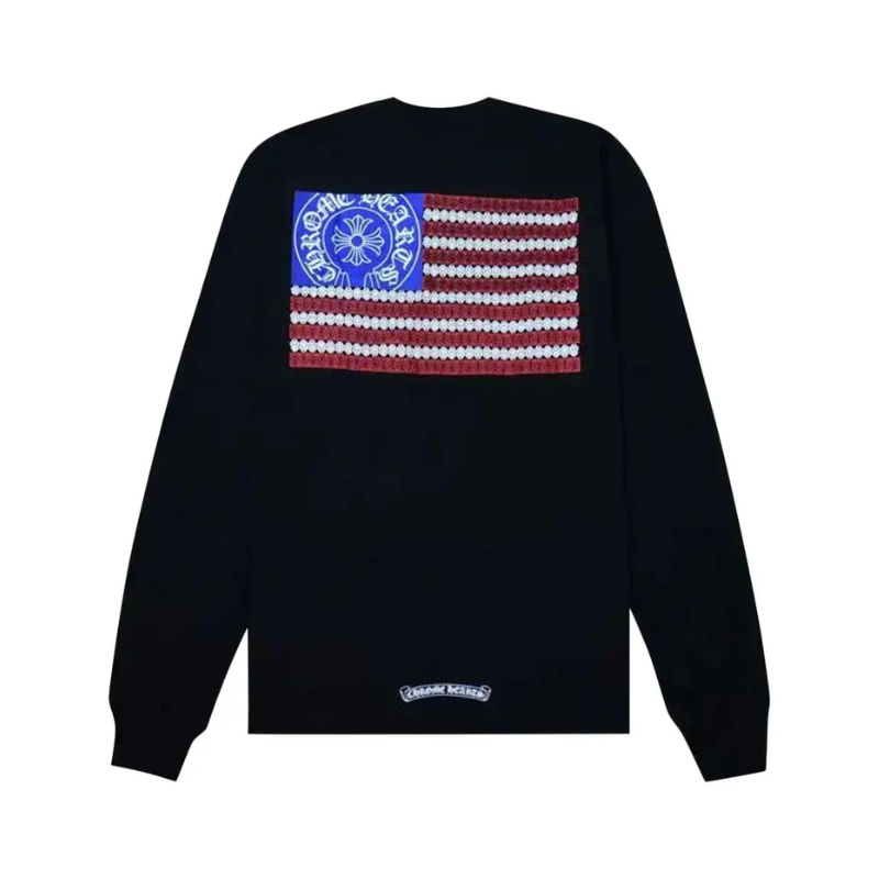 Longsleeve American Flag  | Chrome Hearts