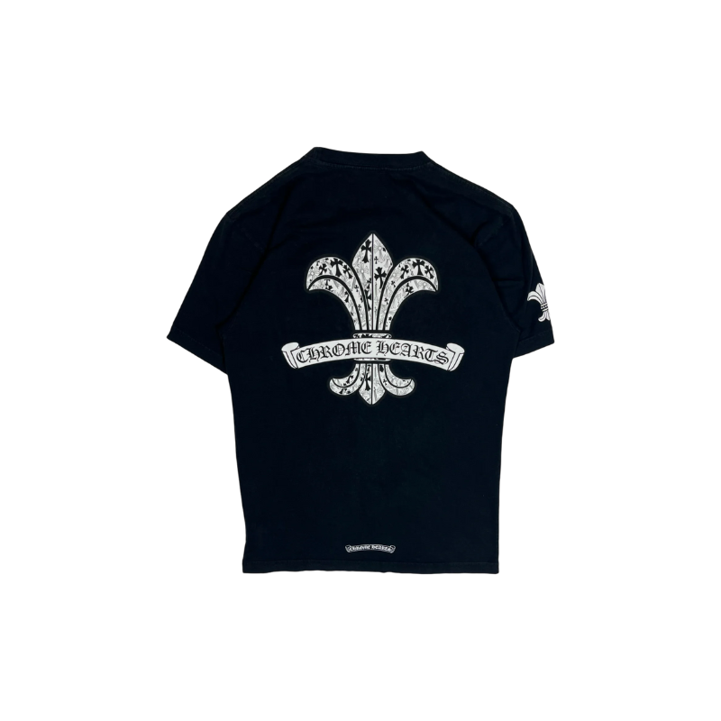 Chrome Hearts Black White Dagger Logo Tee