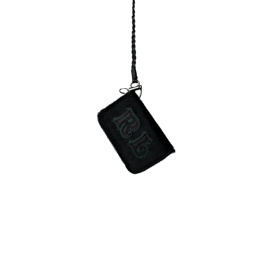 Wallet Pony Obsidian Black Blue | Reveur Lucide