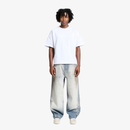 Jeans Coloris Distressed  Blue | Reternity