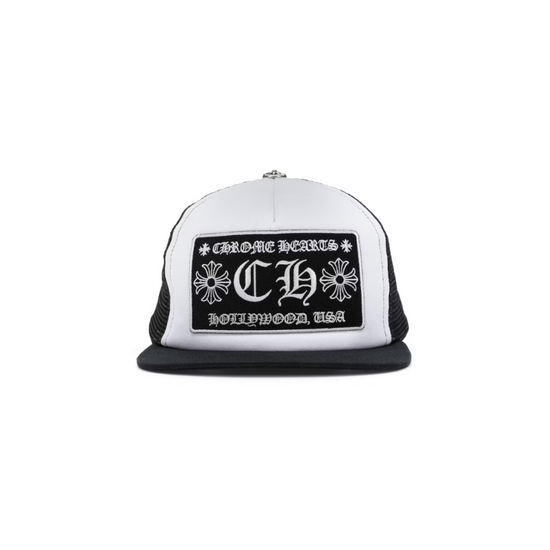 Cap Hollywood USA Black and White  | Chrome Hearts