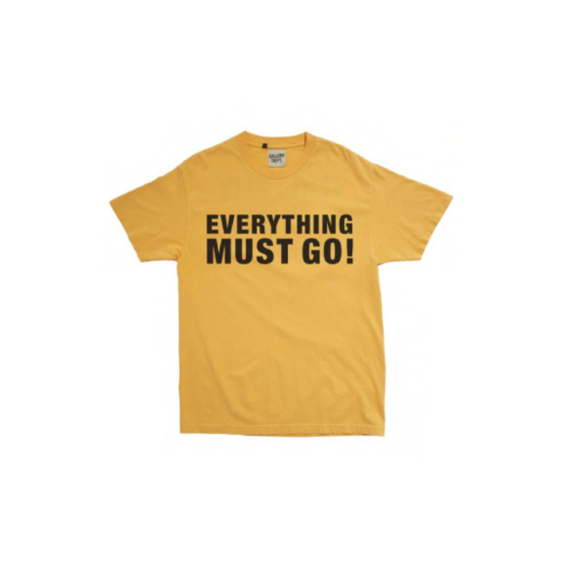 T-shirt Gallery Dept. Everything Must Go