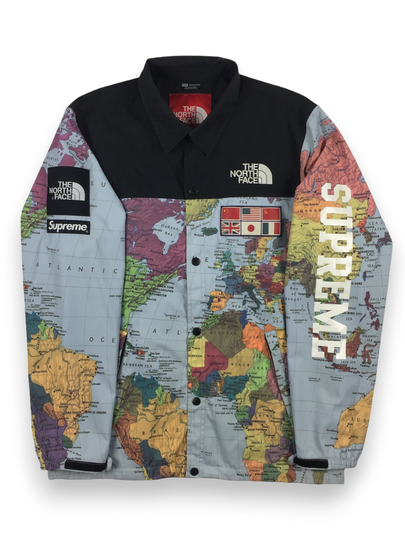 2014 Supreme x The North Face Maps Atlas Expedition Coach