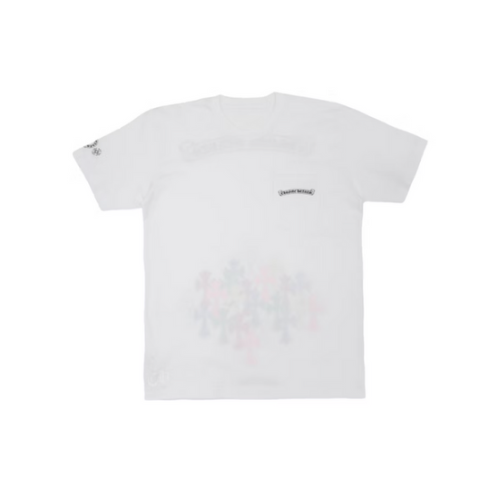 T-shirt White Cemetery Multicolor (Used) | Chrome Hearts