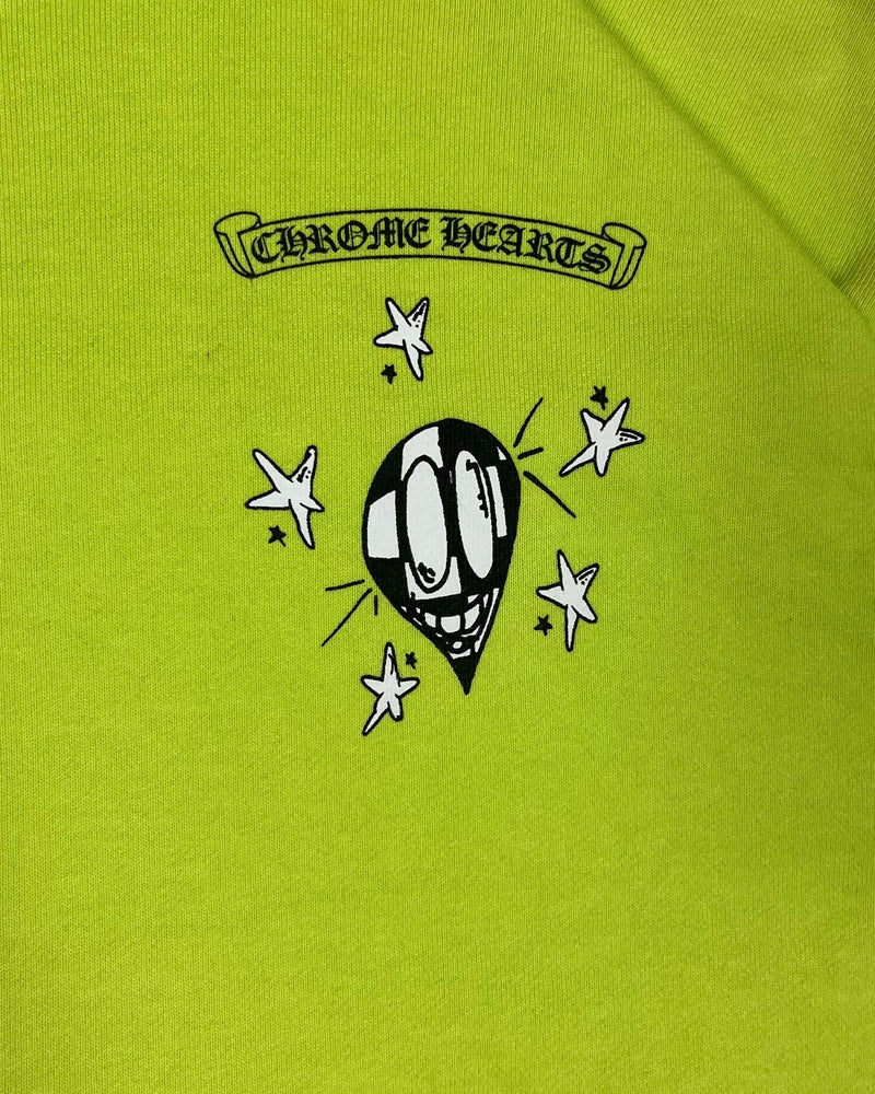 Chrome Hearts Matty Boy Lime Green Link Hoodie