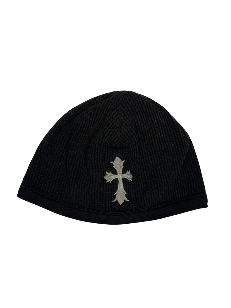 Chrome Hearts Black Cross Logo Beanie