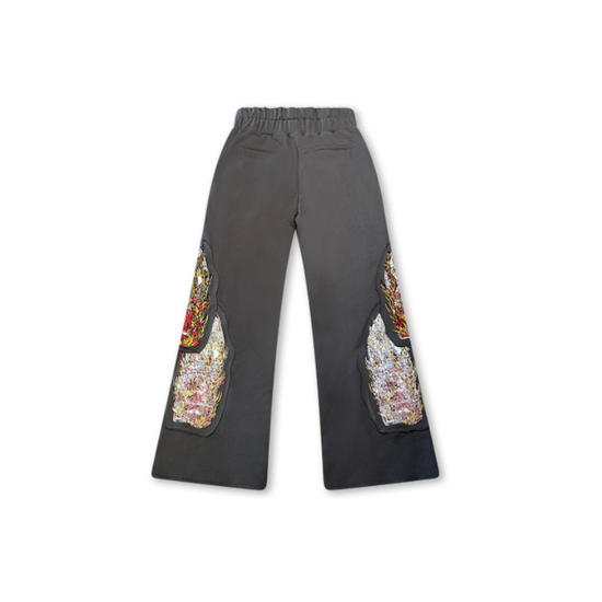 Joggers Triple Flame Glass Vintage Grey  | WhoDecidesWar
