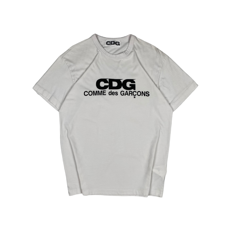 CDG White Logo Tee