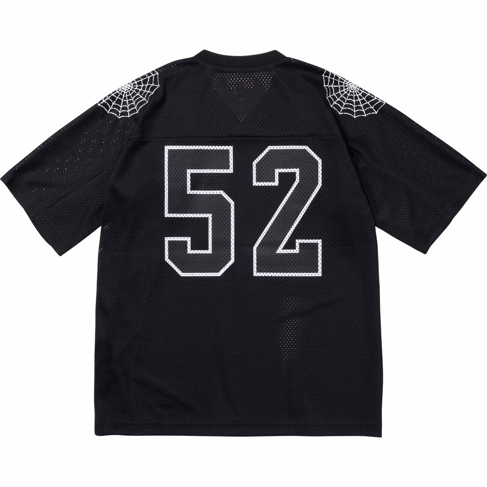 T-shirt Football Jersey Spiderweb Black | Supreme