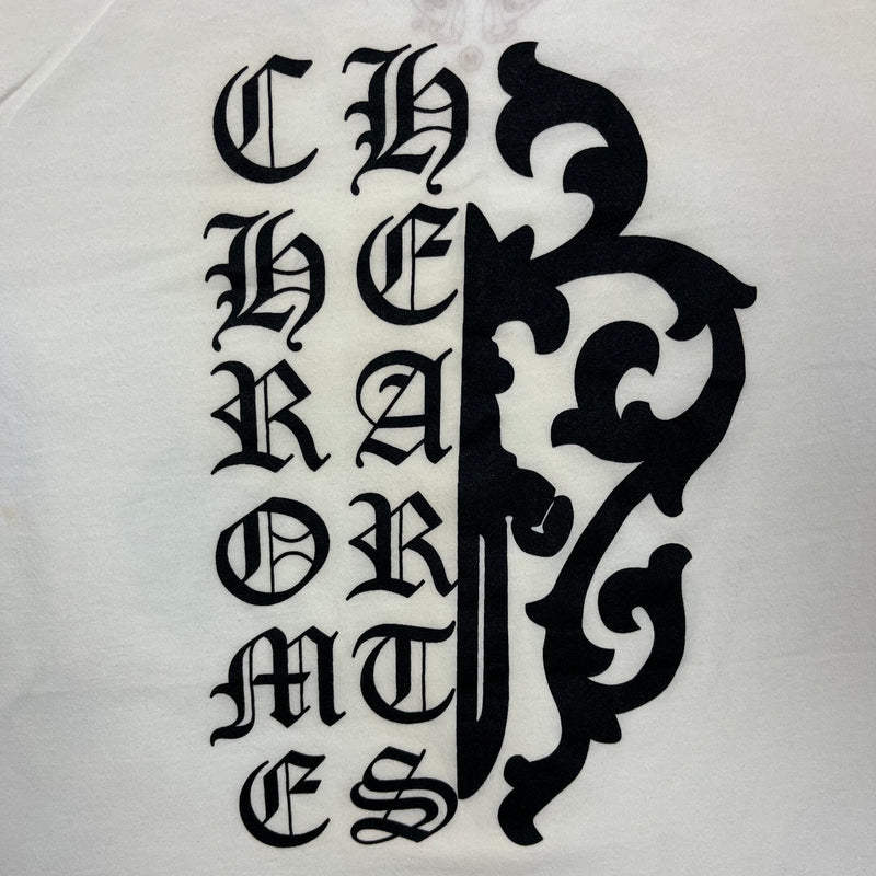 Tee CHROME HEARTS White Dagger Logo Vintage