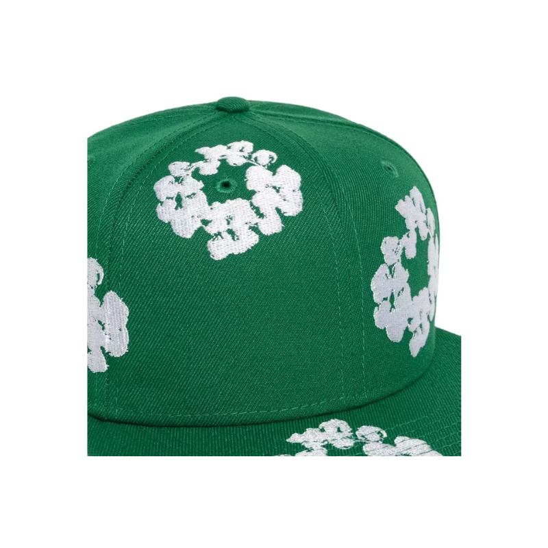 Cap Green Denim Tears New Era Couronne de Coton 59/50