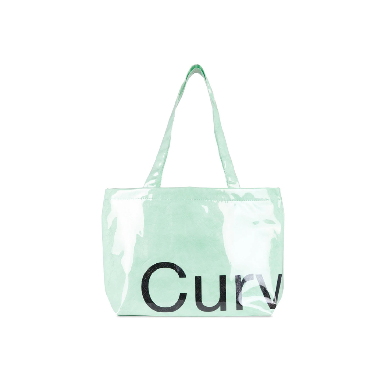 Petit sac fourre-tout Tyvek Curves menthe | Curves