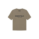 T-shirt Taupe Black Logo | Essentials
