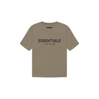 T-shirt Taupe Black Logo | Essentials