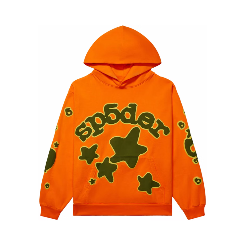 Hoodie Beluga Orange | Spider