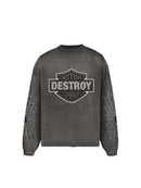 Longsleeve Destroy Grey | Lord Culture