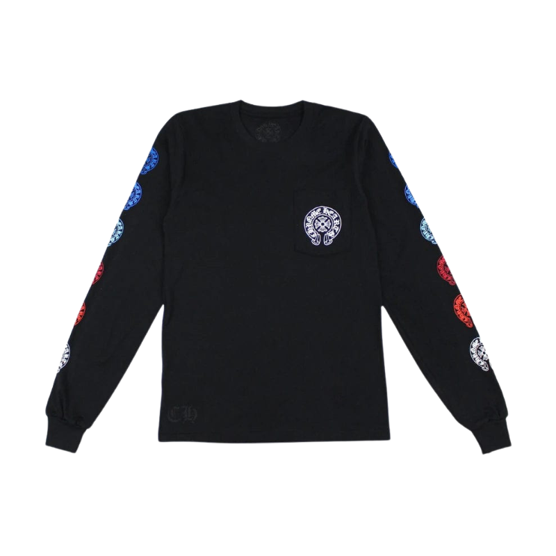 Longsleeve Multi Black Horseshoe | Chrome Hearts