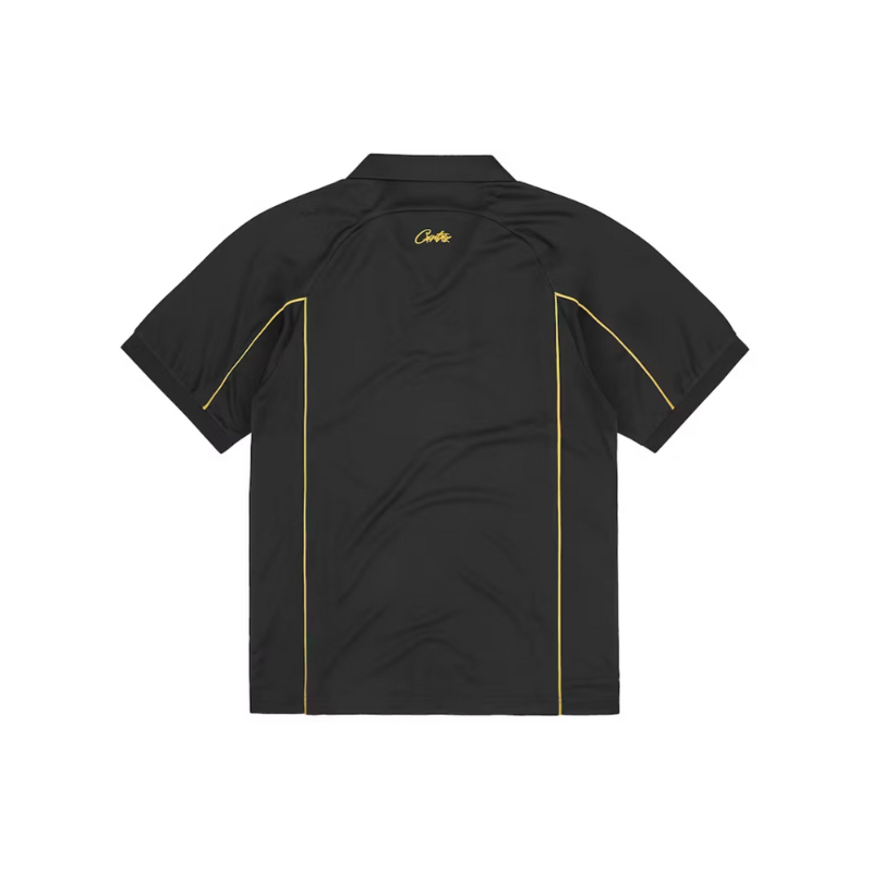 T-shirt Talismo Black Yellow Football Jersey | Corteiz