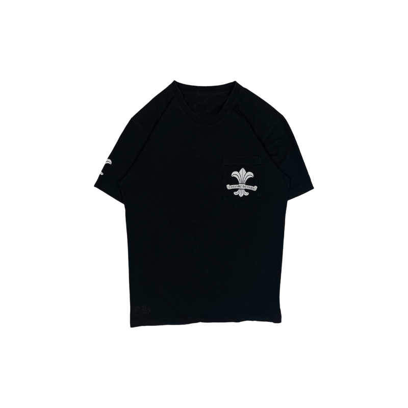 Chrome Hearts Black White Dagger Logo Tee