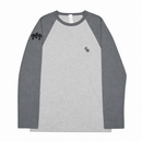 Longsleeve Baseball Satin Grey | Chrome Hearts
