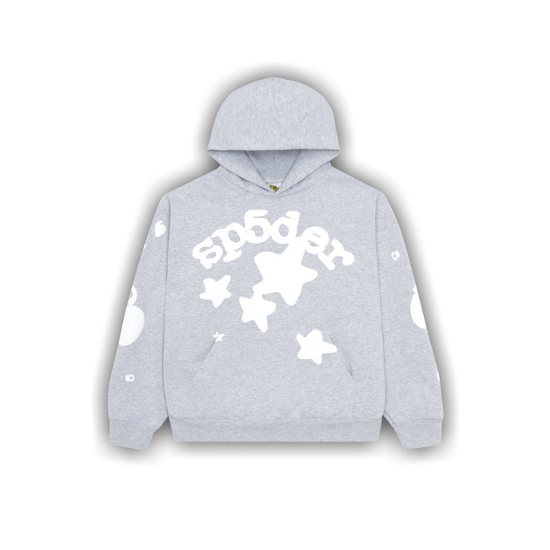 Hoodie Beluga Grey | Spider