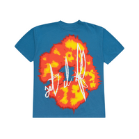 T-shirt Blue Flamme | Denim Tears x Offset