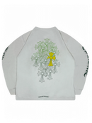 Longsleeve White Green Cemetery Cross White | Chrome Hearts