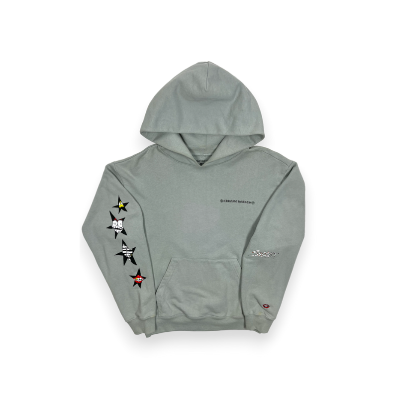 Hoodie CHROME HEARTS Matty Boy Grey Vintage