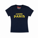 Baby Tee J'adore Paris Navy Yellow | Maison Guava