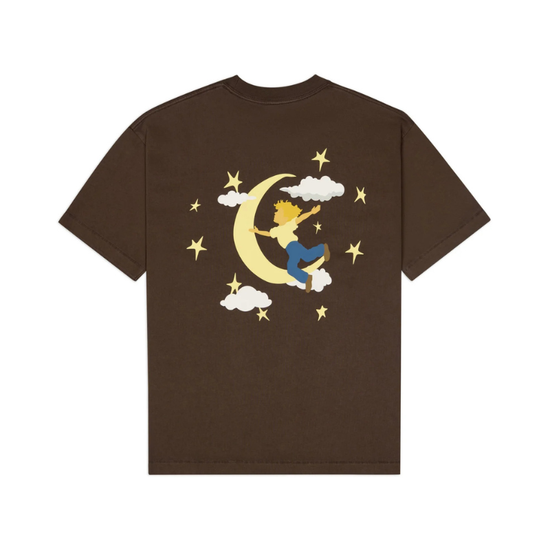 T-shirt The Boy who Jumped the Moon Tee Brown | KidSuper