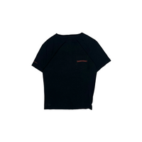 T-shirt Black Red Tonal Horseshoe Logo | Chrome Hearts