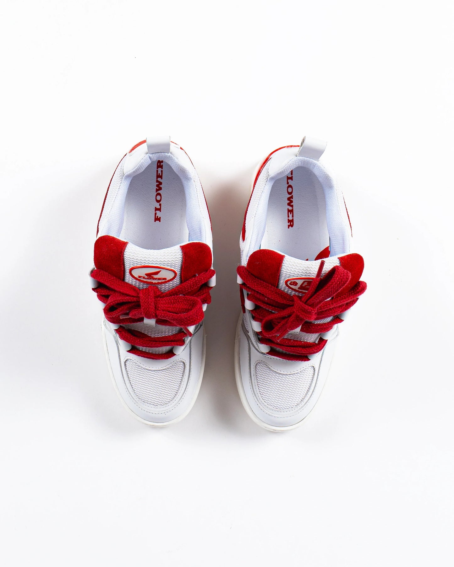 Sneakers White Red Motor | Flower Instinct