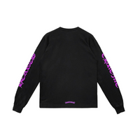 Longsleeve Black Purple Neck | Chrome Hearts