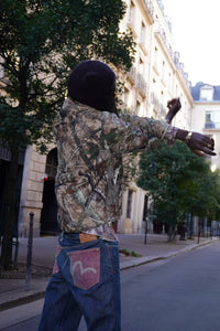 Jeans Navy Red White Seagull | Evisu