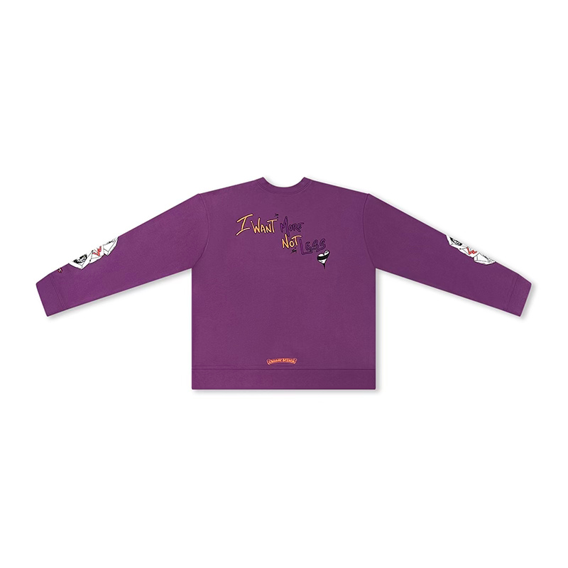 Longsleeve Matty Boy I Want More Not Less Purple | Chrome Hearts