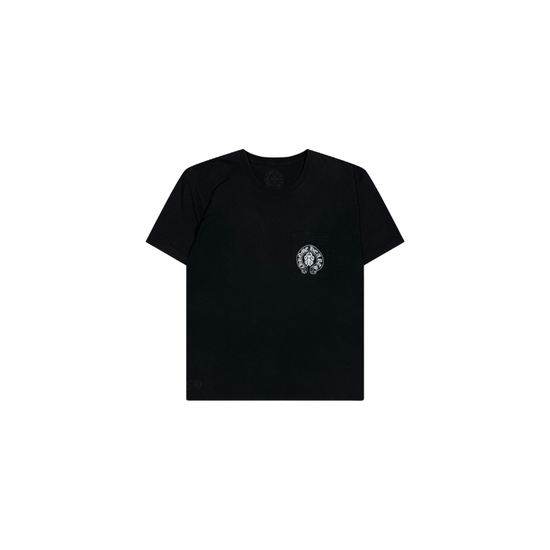 T-shirt Multi Colour Horseshoe Logo Black | Chrome Hearts