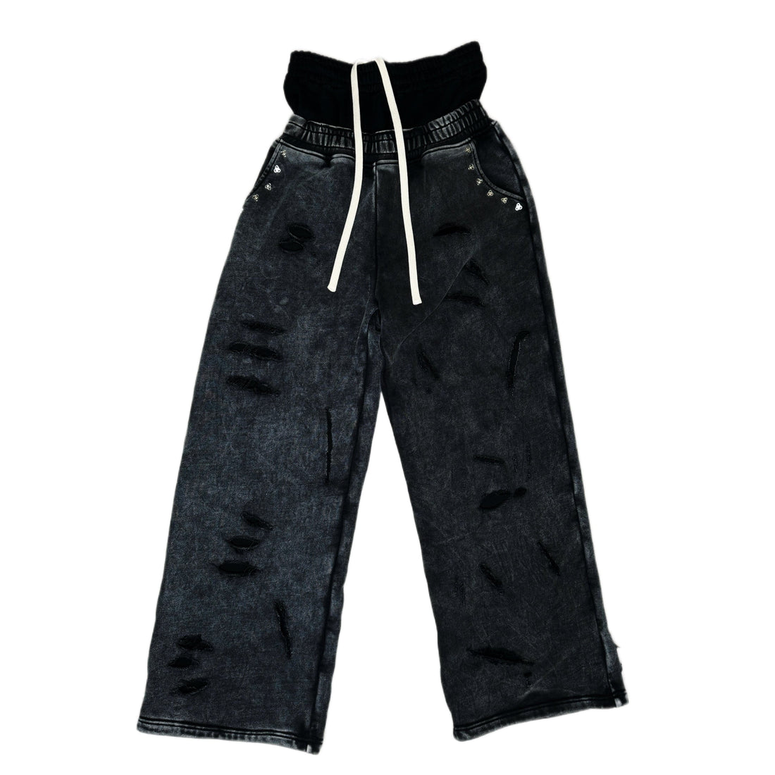 Double Layer QUIROZ 2044® Sweats in Stone Wash