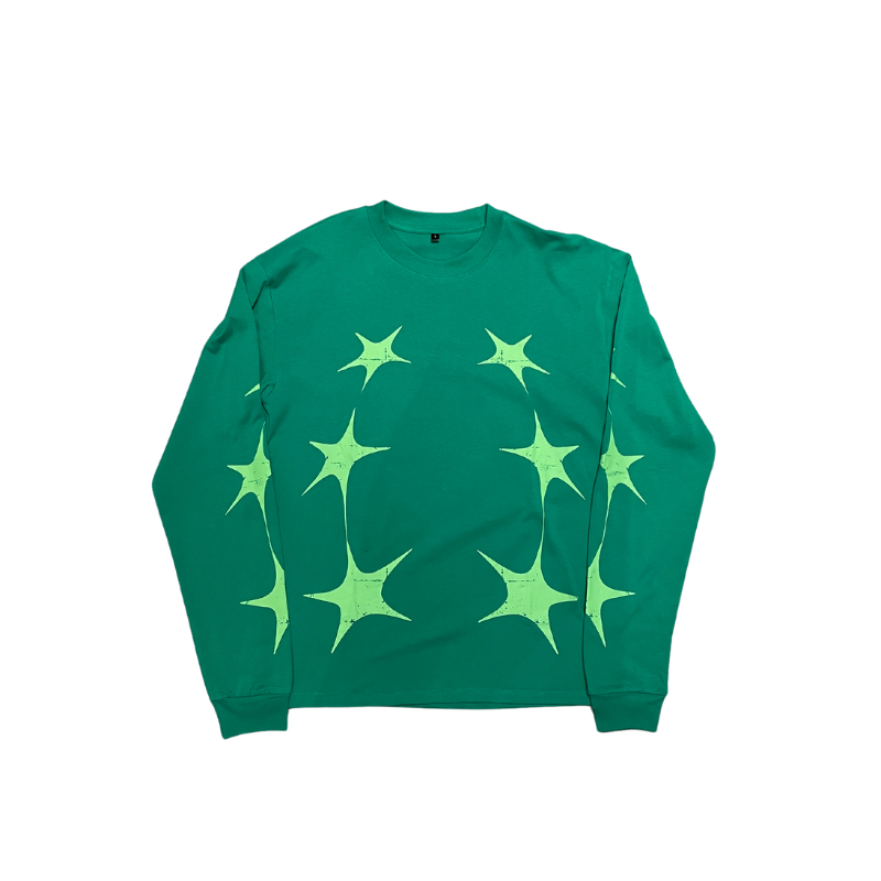 Longsleeve ANNEE LUMIERE Cosmos Green