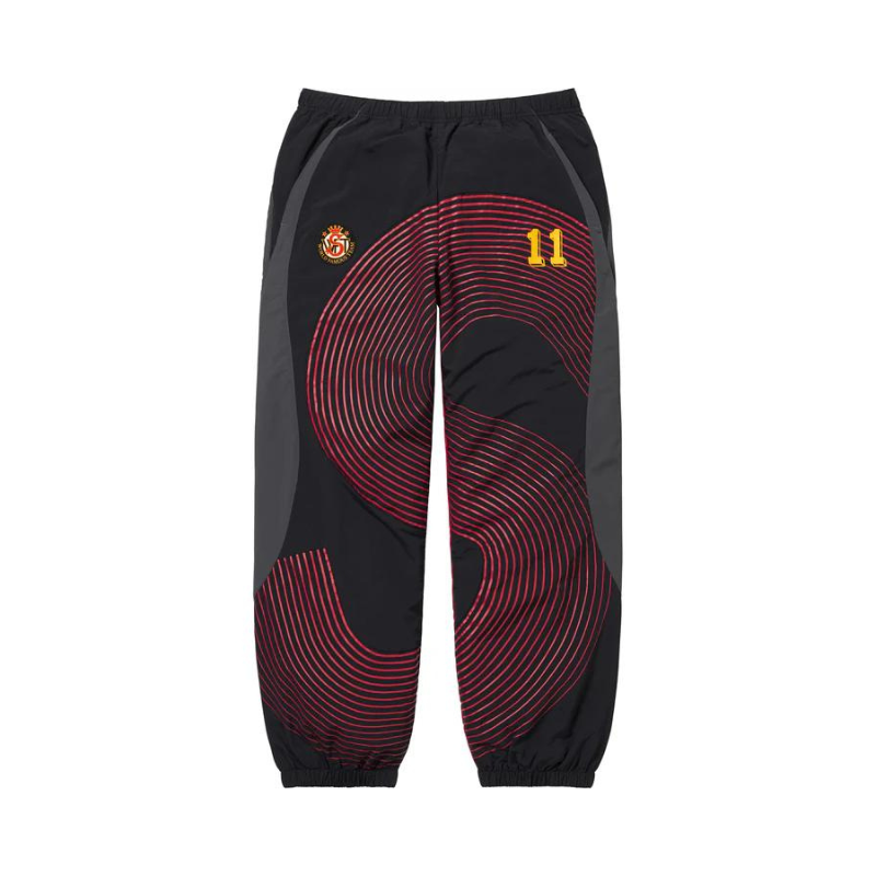 Pantalon avec logo « S » noir et rouge | Supreme
