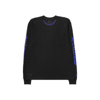 Longsleeve 1988 Black Blue Neck Logo  | Chrome Hearts